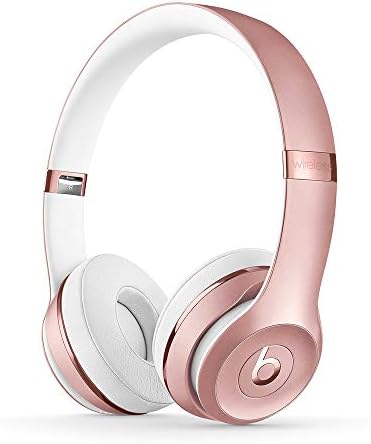 Beats Solo3 Wireless On-Ear Headphones - Apple W1 Headphone Chip, Class 1 Bluetooth, 40 Hours of Listening Time - Rose Gold (Previous Model)