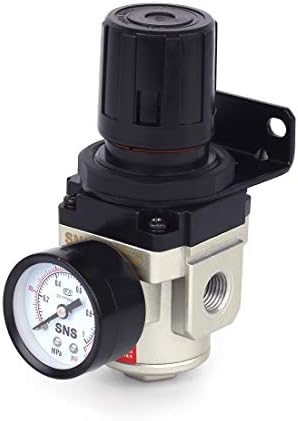 SNS AR3000-N03 Female Thread 3/8 NPT Air Pressure Regulator 0-150 PSI Adjustable,Bracket,Gauge