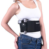 LAMPOO Belly Band Concealed Carry Gun Holster Belt Right Hand Waist Waistband Hip Men Women Unversal