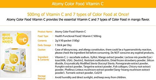 ATOMY Colorfood Vitamin C, Powder - 180g (GooodLux)