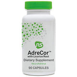 NeuroScience AdreCor with Licorice Root - Energy Support Supplements with Vitamin B6, Vitamin C + Rhodiola Rosea - Adrenal Support Supplements for Healthy Stress Response + Fatigue (90 Capsules)