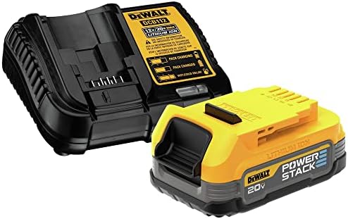 DEWALT 20V MAX* Starter Kit with POWERSTACK Compact Battery and Charger (DCBP034C)