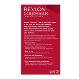 Revlon ColorSilk Beautiful Color Permanent Hair Color, Long-Lasting High-Definition Color, Shine & Silky Softness with 100% Gray Coverage, Ammonia Free, 10 Black, 3 Pack