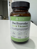 Zen Nutrients The Everyday Liver Vitamin – 60 Capsules – Organic Milk Thistle, Dandelion Root, Artichoke Extract – Non-GMO, Gluten-Free Supplement