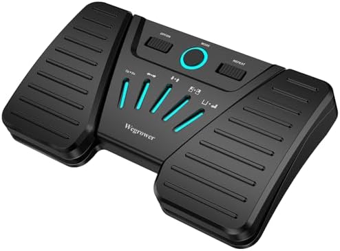 Wireless Page Turner Pedal for Musical Instruments，Portable Bluetooth Foot Pedal, Silent Rechargeable Music Page Turner with Anti-Slip Rubber for iPad, Tablets, Phone