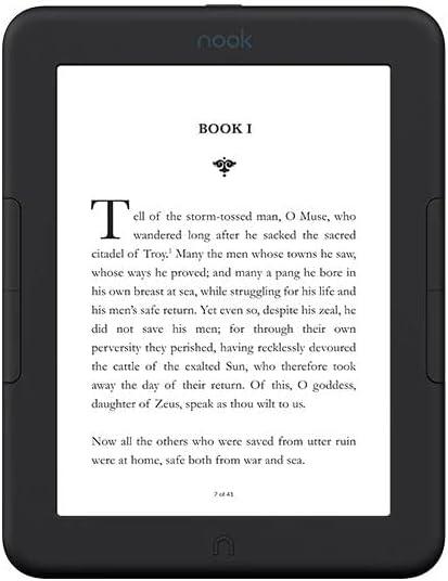 Barnes & Noble Barnes and Noble Nook Glowlight 4 eReader 6 32GB BNRV1100 Black (Renewed)