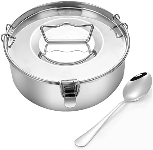 Flanera Flan Mold 1.5 Quart Capacity, Flan Pan Stainless Steel with Lid and Handle - Moldes para Flan en Baño Maria con Tapa - Instant pot Accessories