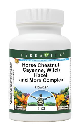 TERRAVITA Horse Chestnut, Cayenne, Witch Hazel, and More Complex Powder (1 oz, ZIN: 517075) - 2 Pack