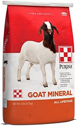 Purina | Goat Mineral Supplement for All Types and Lifestages | 25 Pound (25 lb) Bag