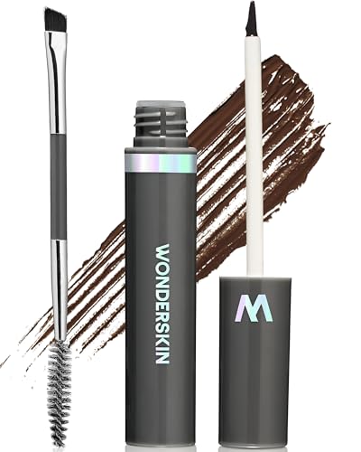Wonderskin Dream Brow Eye Brow Gel, Long Lasting Eyebrow Gel, Waterproof, Transfer Proof Tinted Filler Eyebrow Mascara (Dark Brunette)