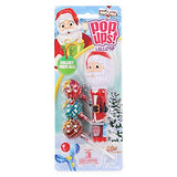 RDC Pop Ups Candy Lollipop Holder - Filled with 3x Chupa Chups Lollipops (Santa)