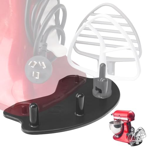 Stand Mixer Attachment Holders for Kitchenaid & Artisan 4.5 5 6 Quart Tilt-Head Stand Mixer for Storing Dough Hooks, Flat, Flex Edge Beater and All Tilt Head Style Mxer