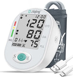 Blood Pressure Monitors, Bp Monitor - Blood Pressure Machine Large Cuff Upper Arm Cuff 8.7''-17.3'', Large Screen, 2 Users Total 198 Memories, White