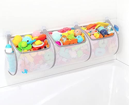 Mesh Bathtub Toy Holder - Prevents Spots, Quick Drying, Ages 4-8