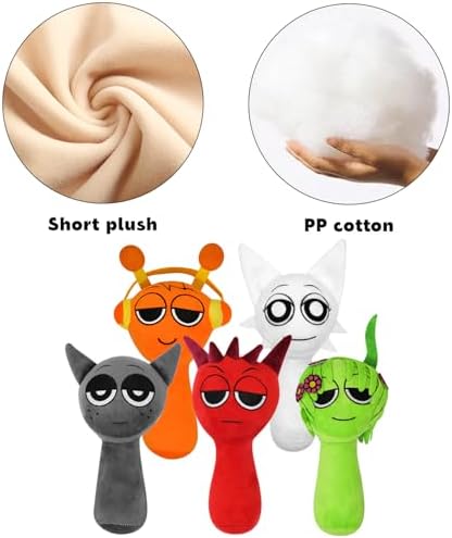 Sprunki Plush,Sprunki Plushies,Sprunki Soft and Funs Stuffed Toys Dolls for Fans and Friends Christmas Birthday