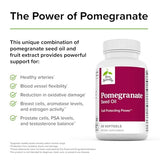 Terry Naturally Pomegranate Seed Oil - 60 Softgels - Cell-Protecting Power - Non-GMO, Gluten Free - 60 Servings