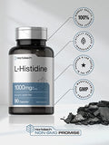 Horbäach L-Histidine 1000mg 90 Capsules | Non-GMO and Gluten Free | Pharmaceutical Grade