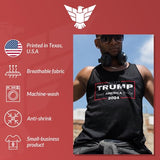 GunShowTees Take America Back Trump 2024 Tank Top, Large, Tank Top