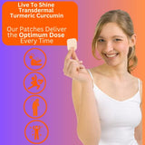 Live To Shine Turmeric Curcumin Topical Patches - 30 Days Supply – USA Made