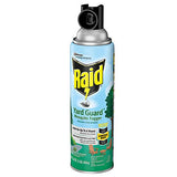 Raid Yard Guard Mosquito Fogger, Kills flies, mosquitoes, non-biting gnats, small flying moths, wasps and hornets 16 oz, Pack of 12