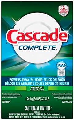Procter & Gamble 95788 Cascade 60OZ Dishwashing Detergent, 3.75 Pound (Pack of 1), No Color, 60 Ounce