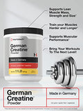 Horbäach German Creatine Powder 500g | Made in Germany with Creapure | Vegetarian, Non-GMO, and Gluten Free Dietary Supplement