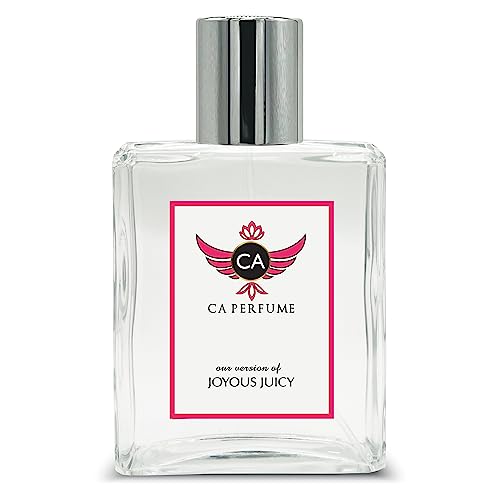 CA Perfume Impression of Joyous Juicy For Women Replica Fragrance Dupes Eau de Parfum Spray Bottle 3.4 Fl Oz/100ml-X1