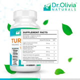 Dr. Olivia's Organic Turmeric Complex with Curcumin Boswellia Ginger & BioPerine - 60 Capsules