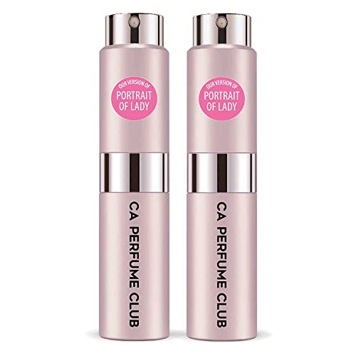 CA Perfume Impression of Fredarik Mal Portrait Of A Lady For Women Replica Version Fragrance Dupes Concentrated Long Lasting Eau de Parfum Spray Refillable Atomizer Bottle 0.27 Fl Oz-X2