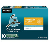 Caribou Coffee Daybreak Blend Keurig Single-Serve K-Cup Pod, Light Roast Coffee, 60 Count (6 Packs of 10)