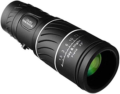 Telescope Portable 16 X 52 High Over Binoculars Telescope Monocular 66 / 8000M Plastic Binoculars Outdoor Black Outdoor Sports Telescope