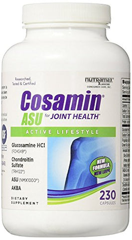 Cosamin ASU for Joint Health Active Lyfestyle - 230 Capsules