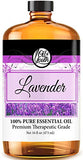 Oil of Youth - Lavender Essential Oil (16oz Bulk) Pure Essential Oil for Calming, Relaxing, Aromatherapy, Diffuser