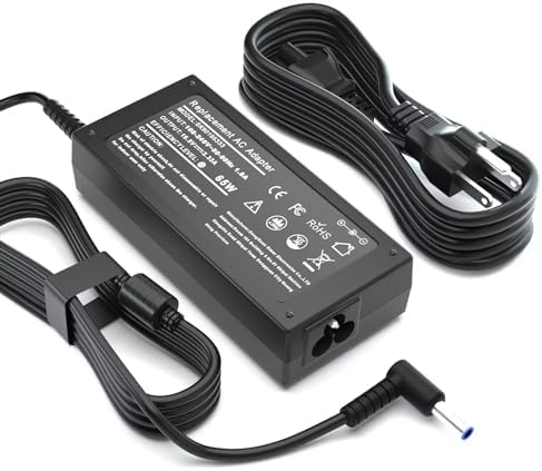 65W Laptop Charger for HP Pavilion x360 14 15 17, Envy x360 13 15 17, Elitebook 840 G5, 15-f111dx 15-f211wm 15-f233wm 15-f278nr 15-r052nr 15-r132wm Power Cord 19.5V 3.33A Charging Cord