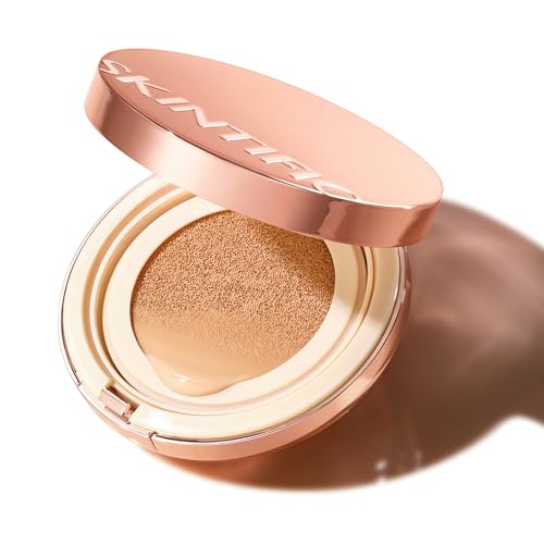 Cushion Foundation | Cover All Perfect Air Cushion | SPF 35 PA++++ | Oil-Control Waterproof Fondation Sweatproof Matte Finish Poreless Foundation Flawless BB Cream CC Cushion Makeup