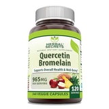 Herbal Secrets Quercetin 800mg with Bromelain 165mg, Veggie Capsules Supplement | Non-GMO | Gluten Free | Made in USA (965 mg, 240, Count)