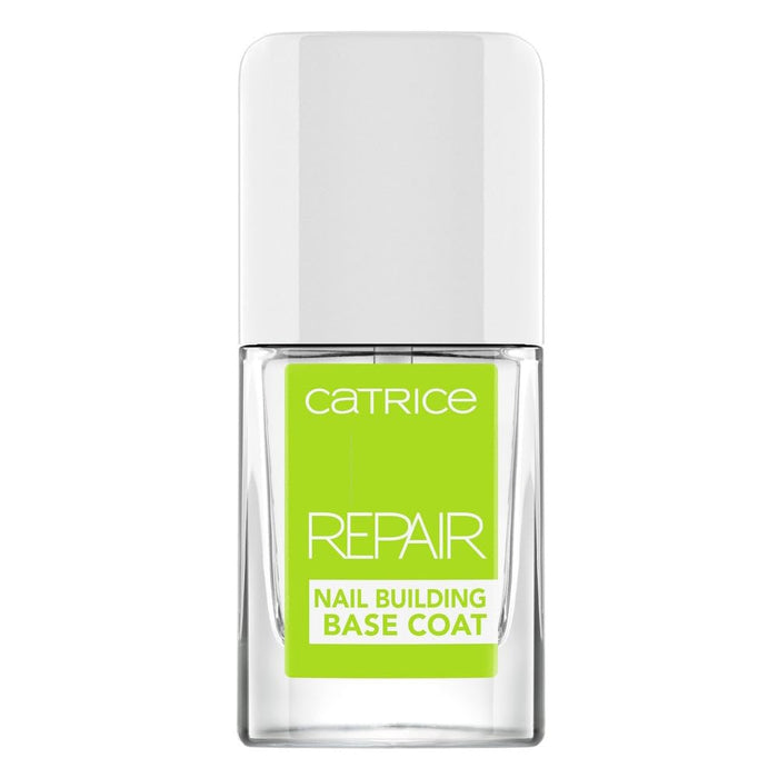 Catrice Nail Repair Nail Building Base Coat, Transparent, Nourishing, with Oils, Repairing, Hardening, Translucent, No Acetone, Vegan, Microplastic Particles Free (10.5 ml)