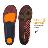 Superfeet Run Cushion Low Arch Insoles - Low Arch Support - Trim-to-Fit Inserts for Running Shoes - Professional Grade - 9.5-11 Men / 10.5-12 Women