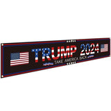 Generic Trump 2024 Flag 120"" x 20"" Take America Back Banner Donald Trump 2024 Sign Banner for Yard Garden Outdoor with 6 Brass Grommets