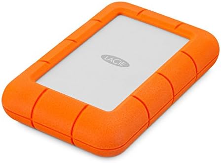 LaCie Rugged Mini 4TB USB 3.0 / USB 2.0 Portable Hard Drive + 1mo Adobe CC All Apps (LAC9000633) (Renewed)
