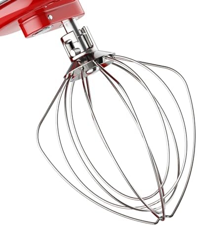 InnoMoon 6-Wire Whip Whisk Attachment for Kitchenaid, Stainless Steel Whisk Attachment for Kitchenaid Mixer, For Kitchen Aid Accessories and Attachments for Egg, Cream and flour
