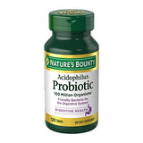 NATURE'S BOUNTY Acidophilus Probiotic, Daily Probiotic Supplement, Supports Digestive Health, 1 Pack, 120 Tablets