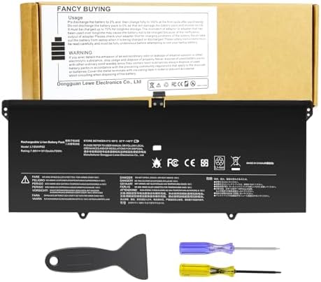 L16C4P61 L16M4P60 Laptop Battery for Lenovo Yoga 920 920-13IKB 920-131KB 920-13IKB-80Y7 80Y8 81TF Ideapad Flex Pro-13IKB Yoga 6 Pro-13IKB 5B10N01565 5B10N17665 SB10W67429 5B10W67249 7.68V-70Wh