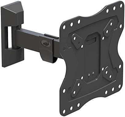 ELG Full Motion TV Wall Mount for TVs 15'' to 58'', Holds up to 66.1lbs, Articulating Arms Swivels Tilt Extension, Max VESA 200x200mm, FULL20, Steel, Black