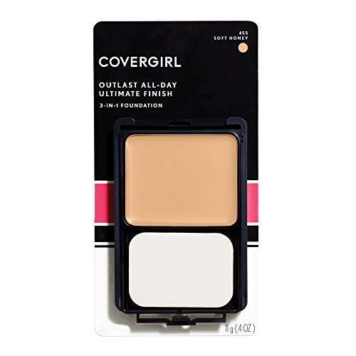 COVERGIRL Outlast All-Day Ultimate Finish Foundation, Soft Honey, 0.4 Ounce (Pack of 1)