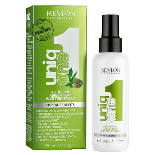 UniqOne Revlon Professional Hair Treatment, Moisturizing Leave-In Product, Repair For Dry and Damaged Hair, Promotes Healthy Hair, 5.1 Fl Oz (Pack of 1)
