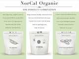 Norcal Organic Fiber - 2lbs | Prebiotics & Psyllium Husk Blend | Gluten-Free, Non-GMO, Soluble & Insoluble Fiber Supplement