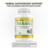 DrNatura Paranil® Liver & Colon Cleanse - 17 Herbal Complex with Milk Thistle for Detoxification, 110 Vegetarian Capsules