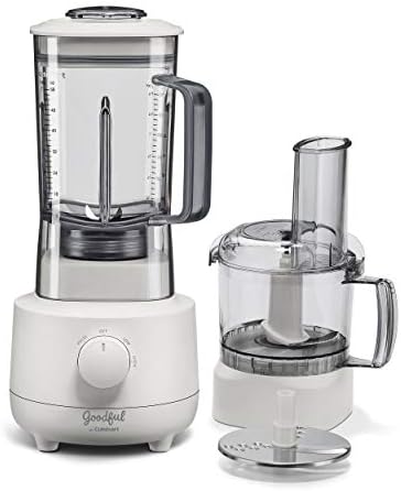 3 Cup Mini Food Processor and 56 Ounce Blender by Cuisinart, Blender for Shakes, Smoothies & More, White, BFP700GF (Small)