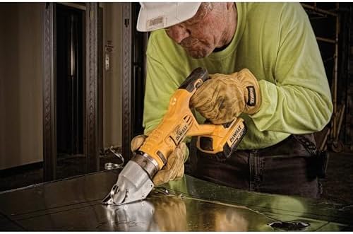 DEWALT 20V MAX Metal Shear/Cutter, Cordless, 360 Degree Pivoting Head, Cuts 14GA Material, Bare Tool Only (DCS494B)